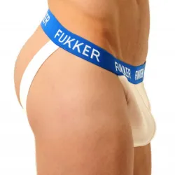 Fukker Jockstrap Fukker Blanc et bleu